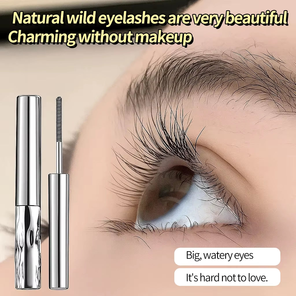 Long-Lasting Curling Mascara Waterproof and Sweat-Proof Separates Each Lash Thick and Voluminous Steel Tube Mascara