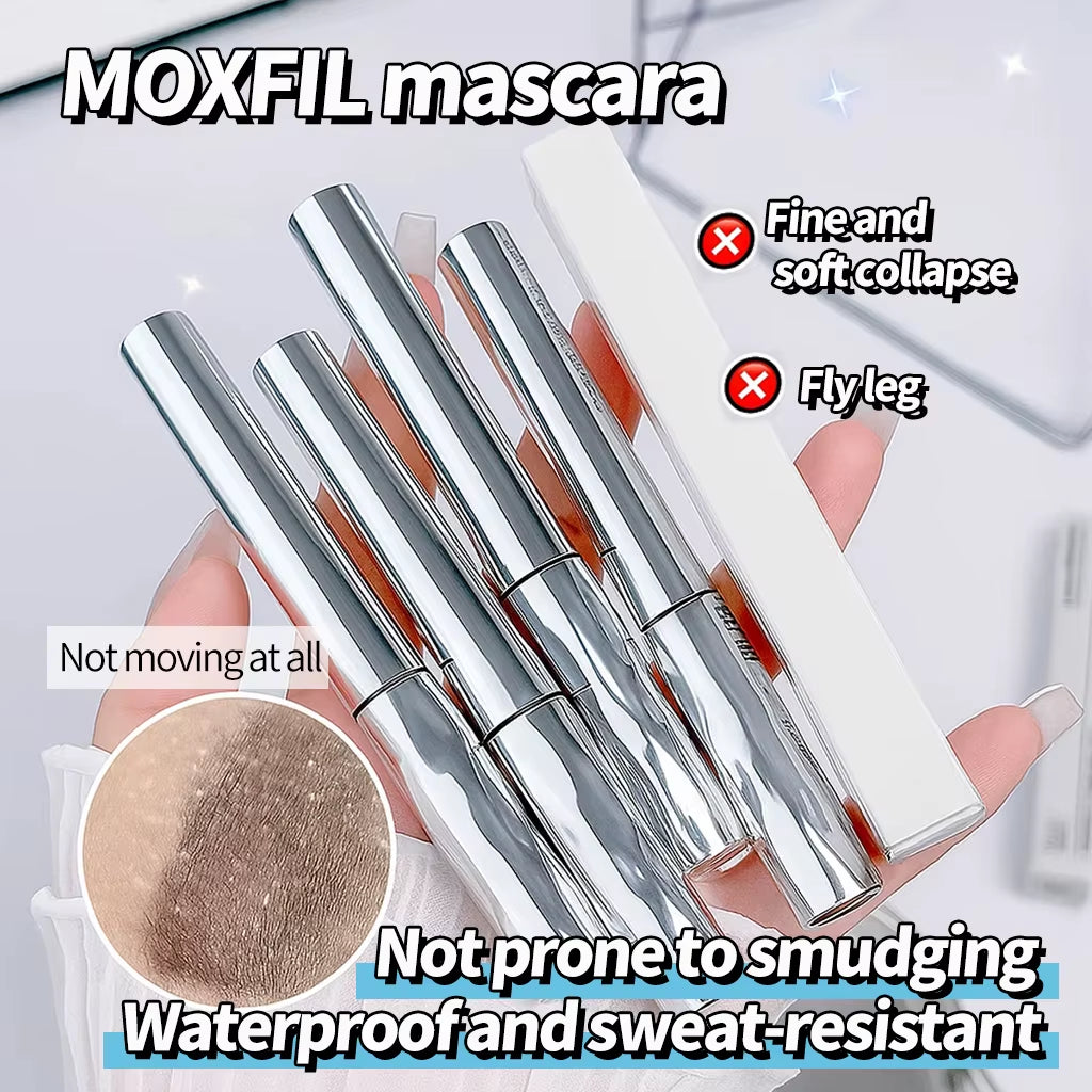 Long-Lasting Curling Mascara Waterproof and Sweat-Proof Separates Each Lash Thick and Voluminous Steel Tube Mascara