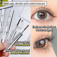 Long-Lasting Curling Mascara Waterproof and Sweat-Proof Separates Each Lash Thick and Voluminous Steel Tube Mascara