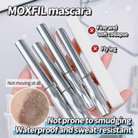 Long-Lasting Curling Mascara Waterproof and Sweat-Proof Separates Each Lash Thick and Voluminous Steel Tube Mascara
